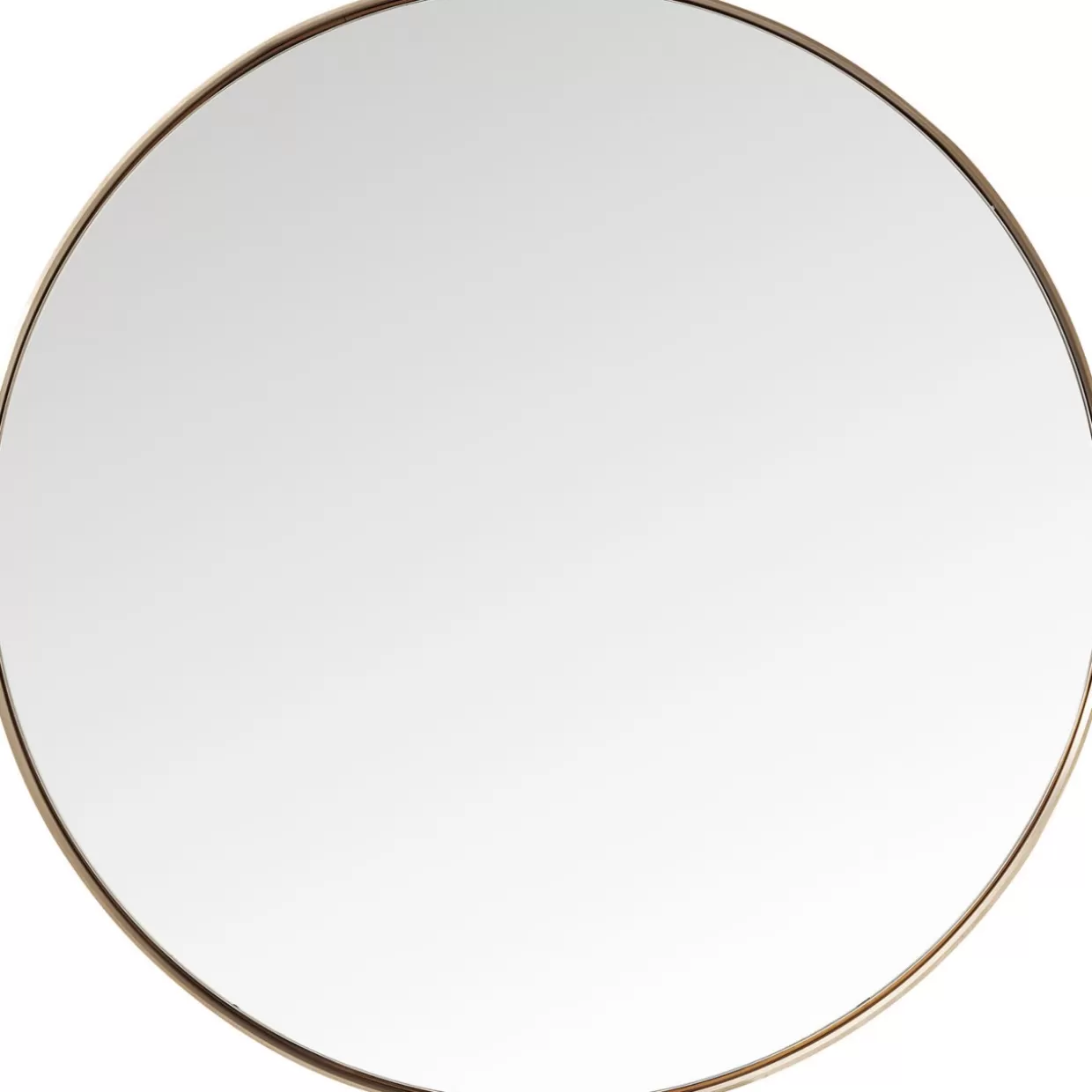 KARE Design Spiegel | Spiegel Curve Round Copper O100Cm