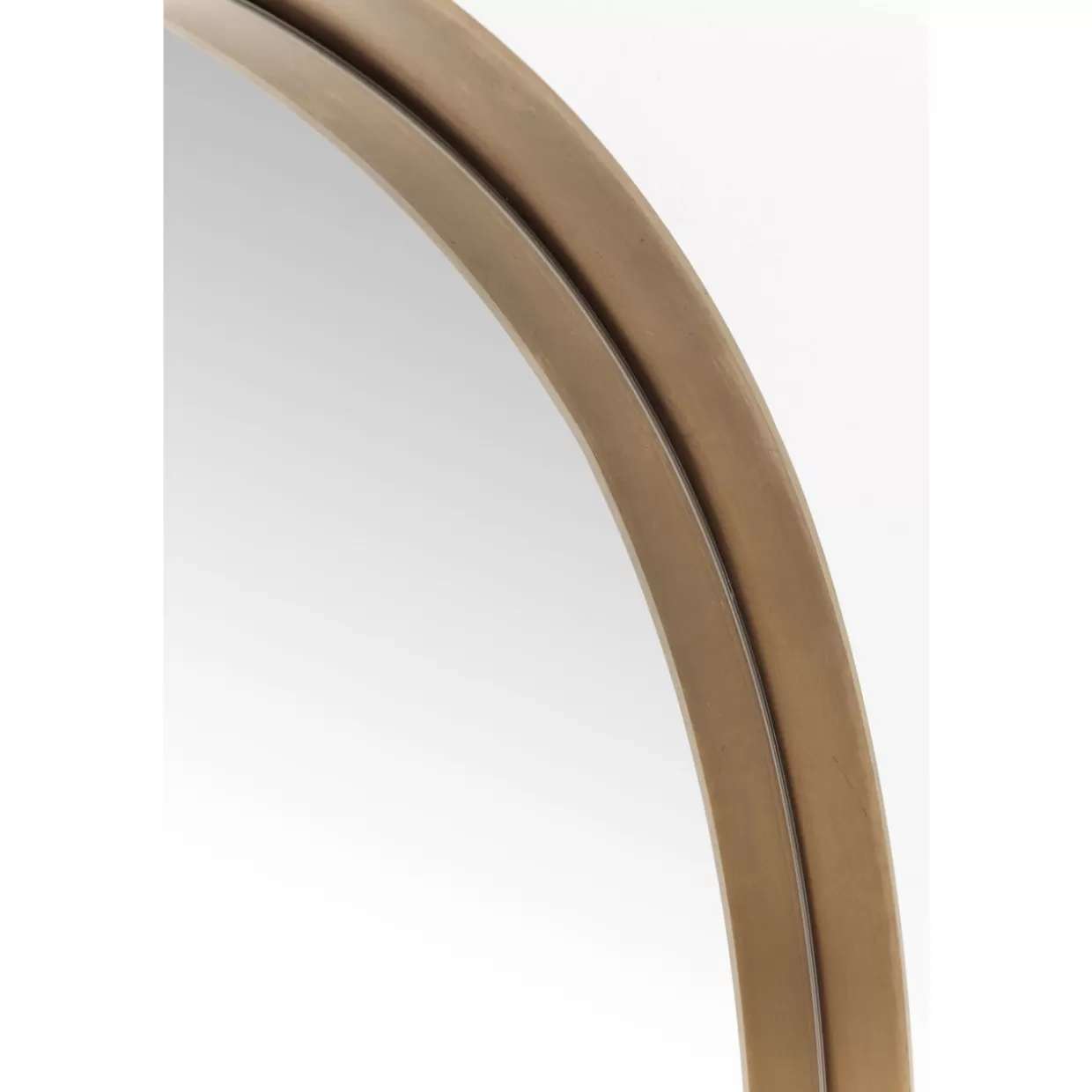 KARE Design Spiegel | Spiegel Curve Round Copper O100Cm