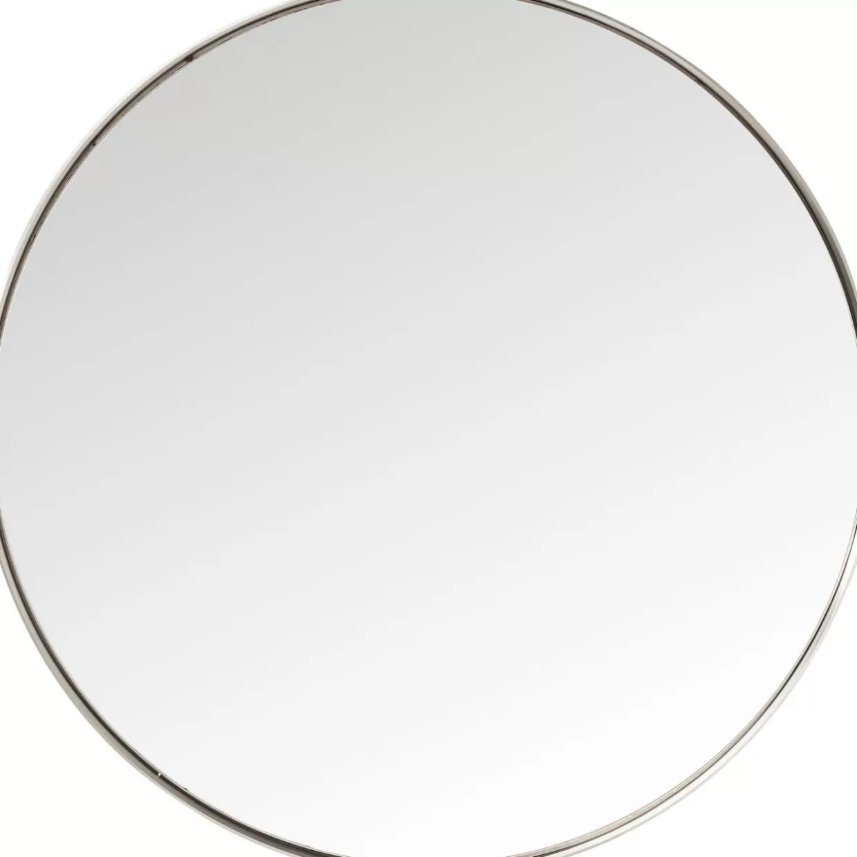 KARE Design Spiegel | Spiegel Curve Round Stainless Steel O100Cm