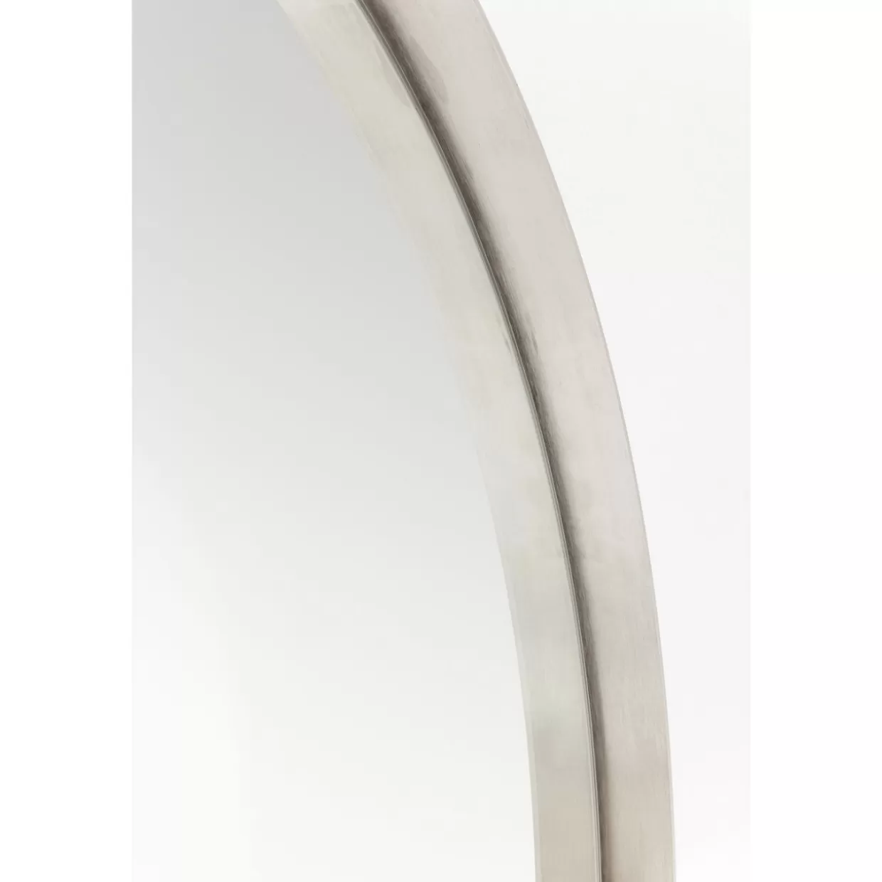 KARE Design Spiegel | Spiegel Curve Round Stainless Steel O100Cm