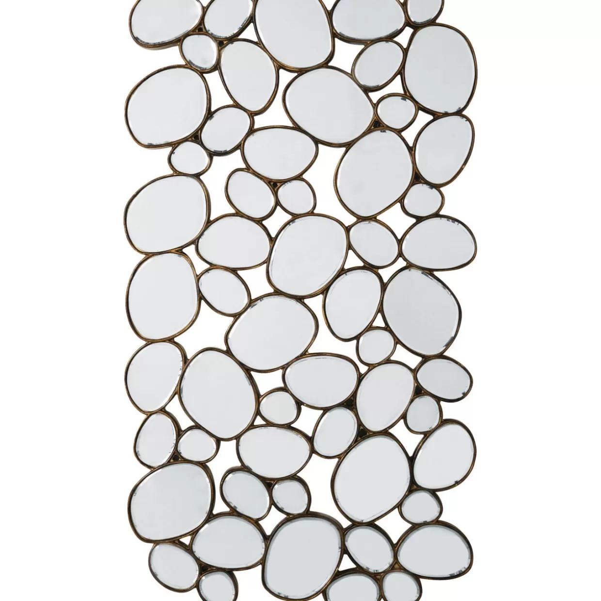 KARE Design Spiegel | Spiegel Water Drops Copper 135X78