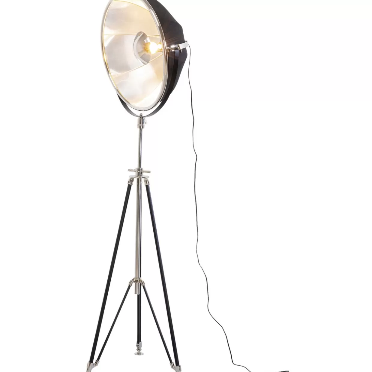 KARE Design Steh & Bodenleuchten | Stehleuchte Cinema Silber 190Cm