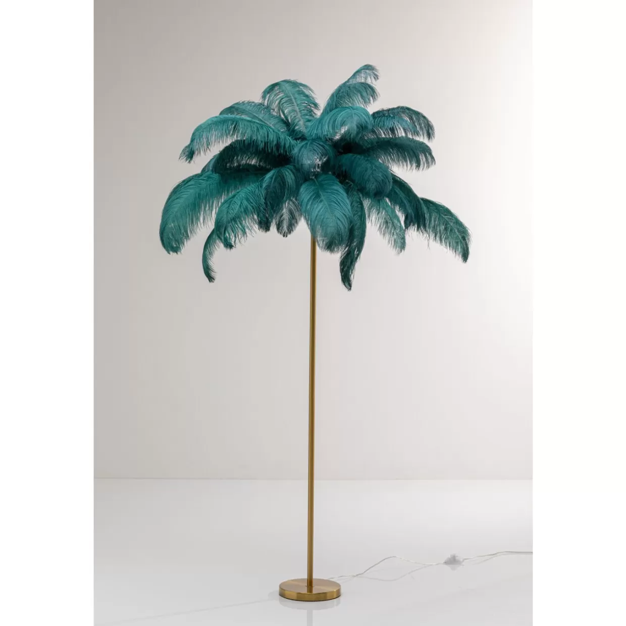 KARE Design Steh & Bodenleuchten | Stehleuchte Feather Palm Grun 165Cm