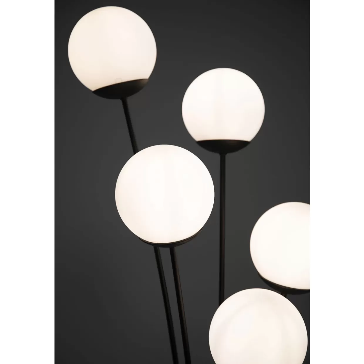 KARE Design Steh & Bodenleuchten | Stehleuchte Five Balls Matt Schwarz