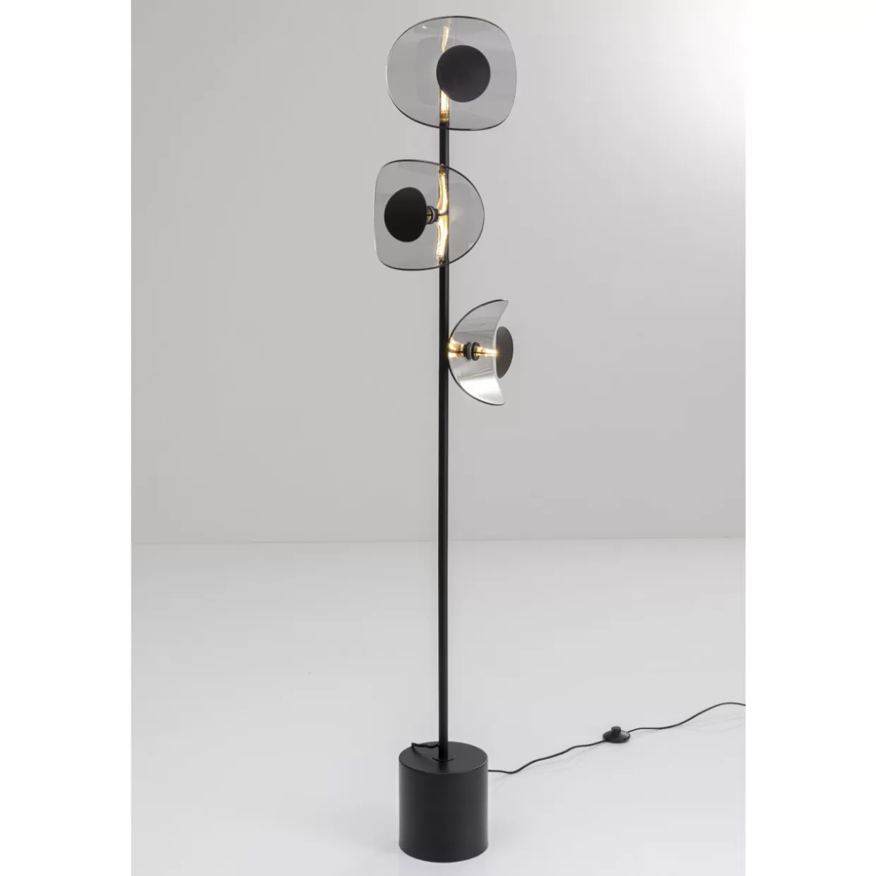 KARE Design Steh & Bodenleuchten | Stehleuchte Mariposa Schwarz Smoke 160Cm