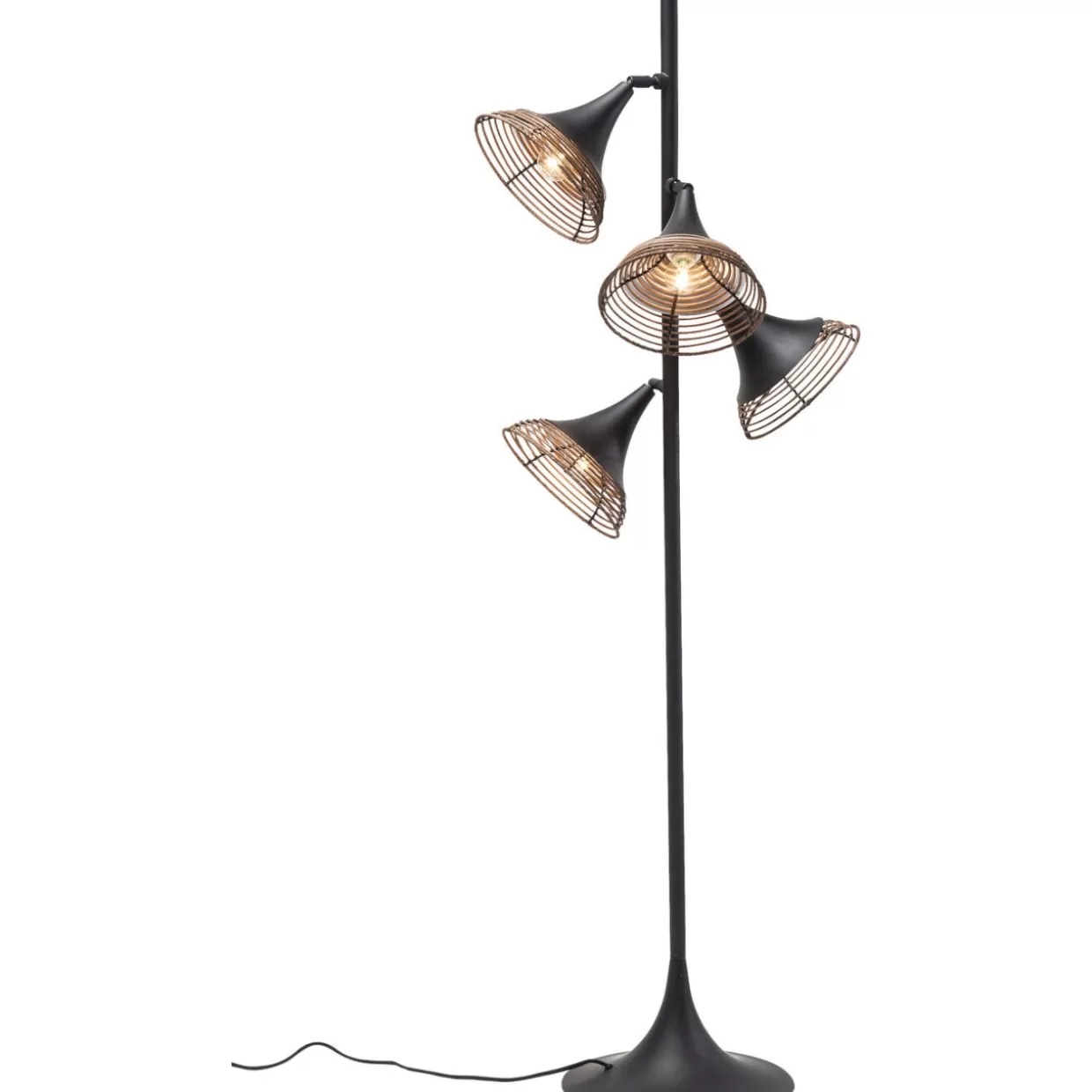 KARE Design Steh & Bodenleuchten | Stehleuchte Rattan Quattro