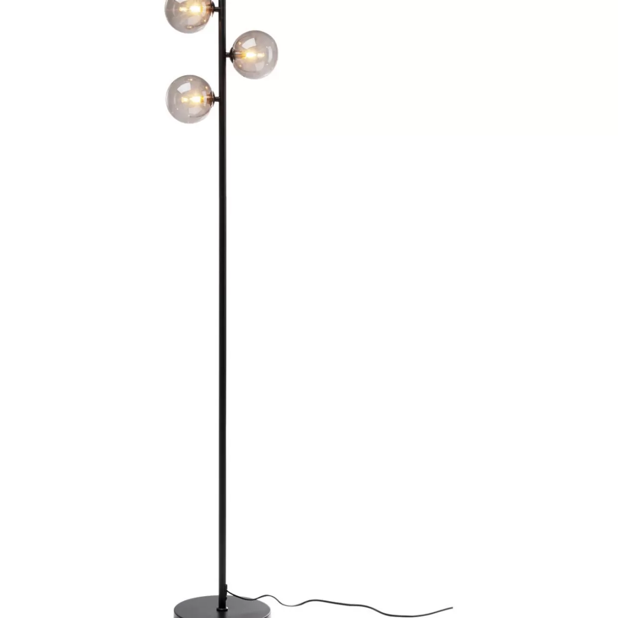 KARE Design Steh & Bodenleuchten | Stehleuchte Three Balls Matt Schwarz 160Cm