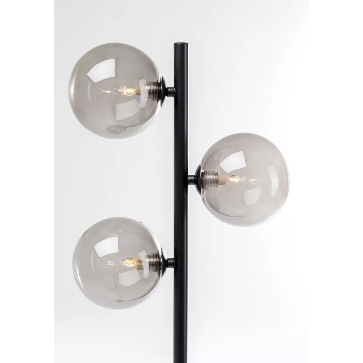 KARE Design Steh & Bodenleuchten | Stehleuchte Three Balls Matt Schwarz 160Cm