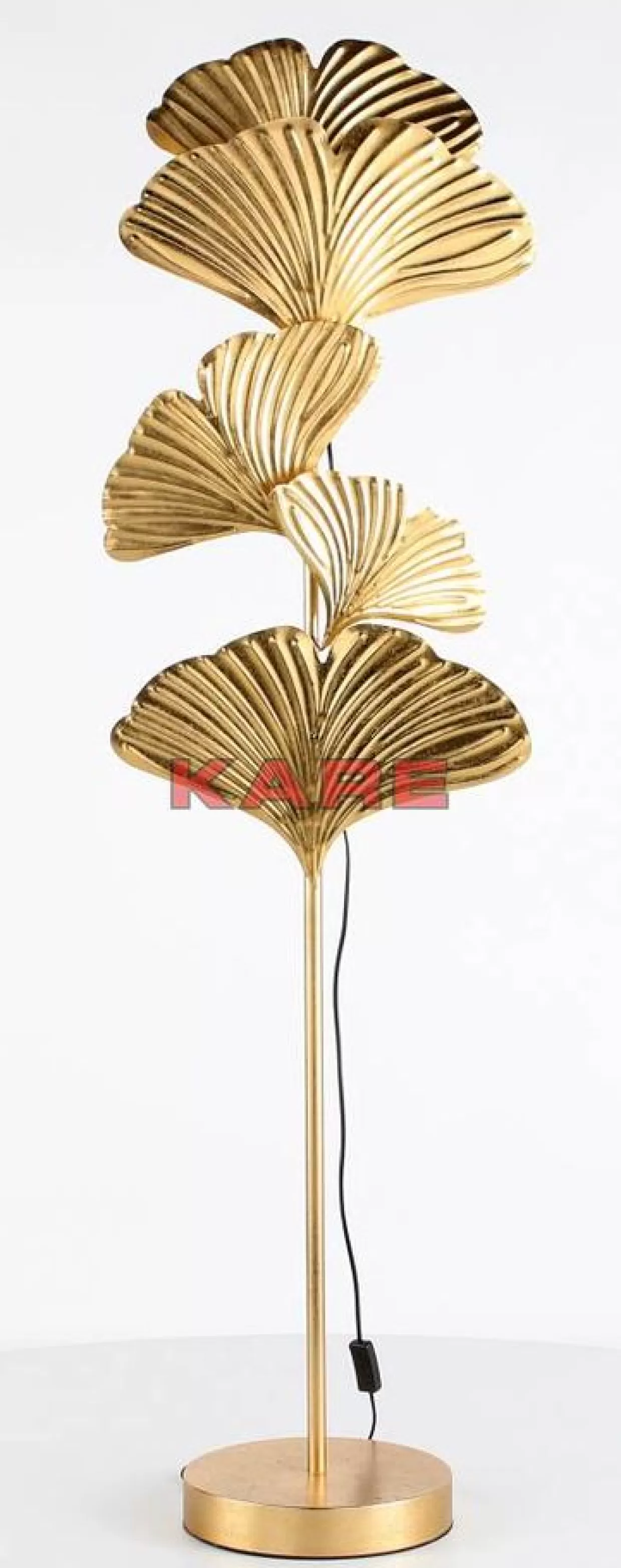KARE Design Steh & Bodenleuchten | Stehleuchte Yuva Gold 160Cm