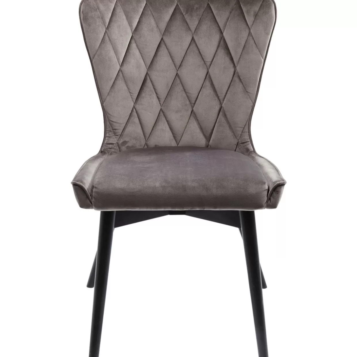 KARE Design Stühle | Stuhl Black Marshall Velvet Grau