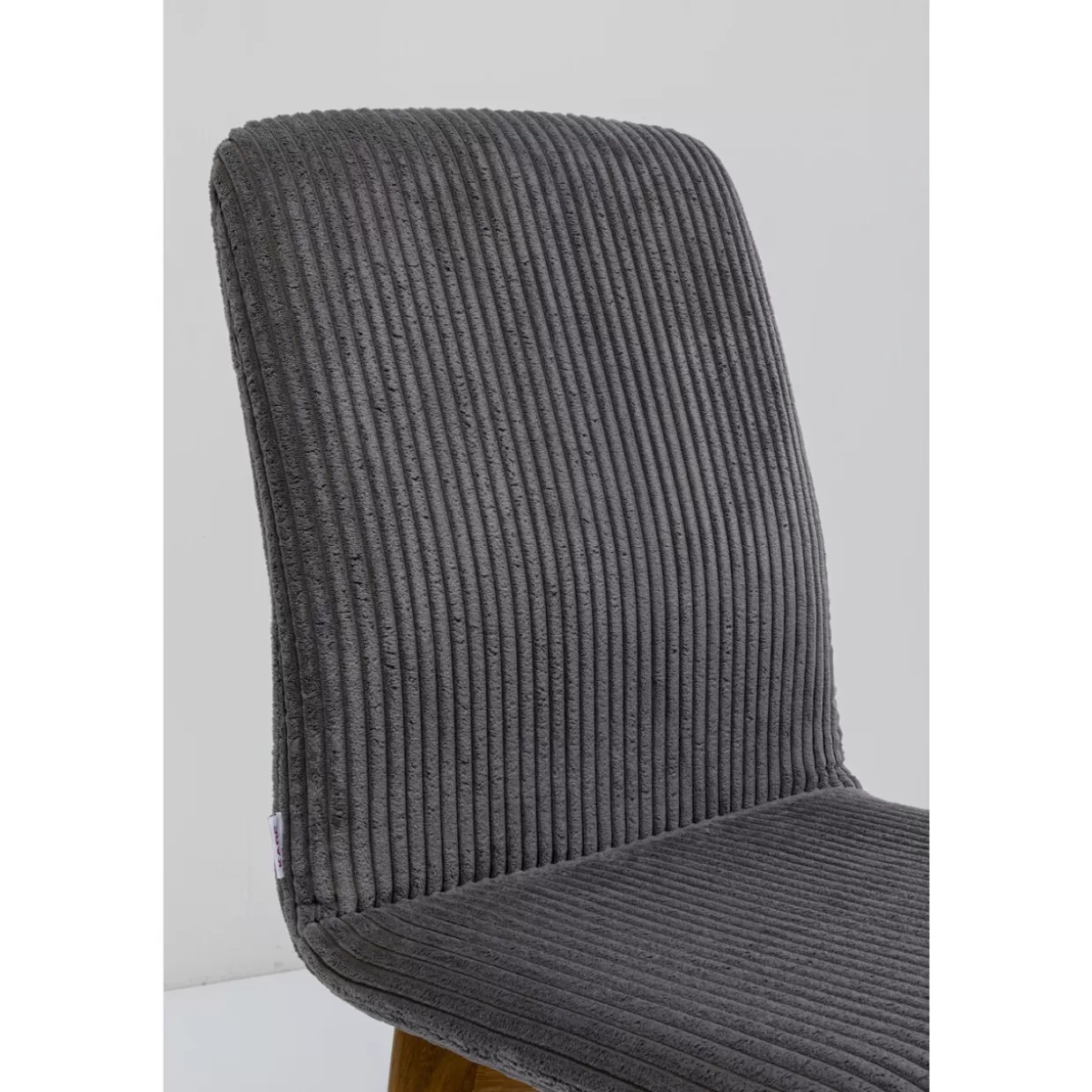 KARE Design Stühle | Stuhl Lara Cord Grau