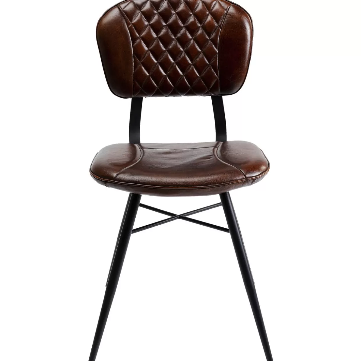 KARE Design Stühle | Stuhl Samba Leder Braun