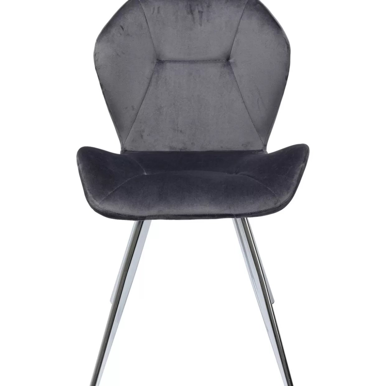KARE Design Stühle | Stuhl Viva Grau Chrom