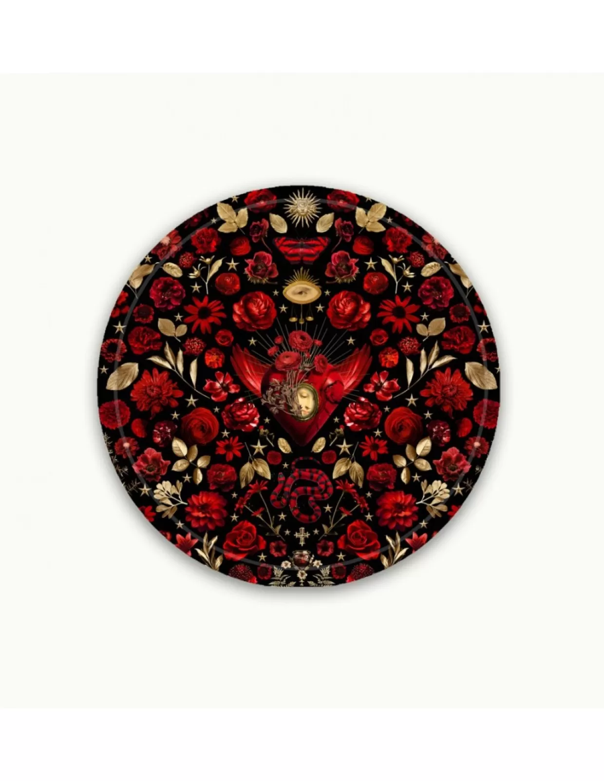 KARE Design Geschirr & Tischaccessoires | Tablett 46Cm Si Je Mourais La-Bas