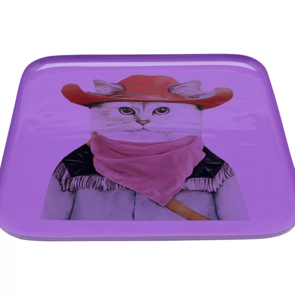 KARE Design Geschirr & Tischaccessoires | Tablett Ego Cat 27X27Cm