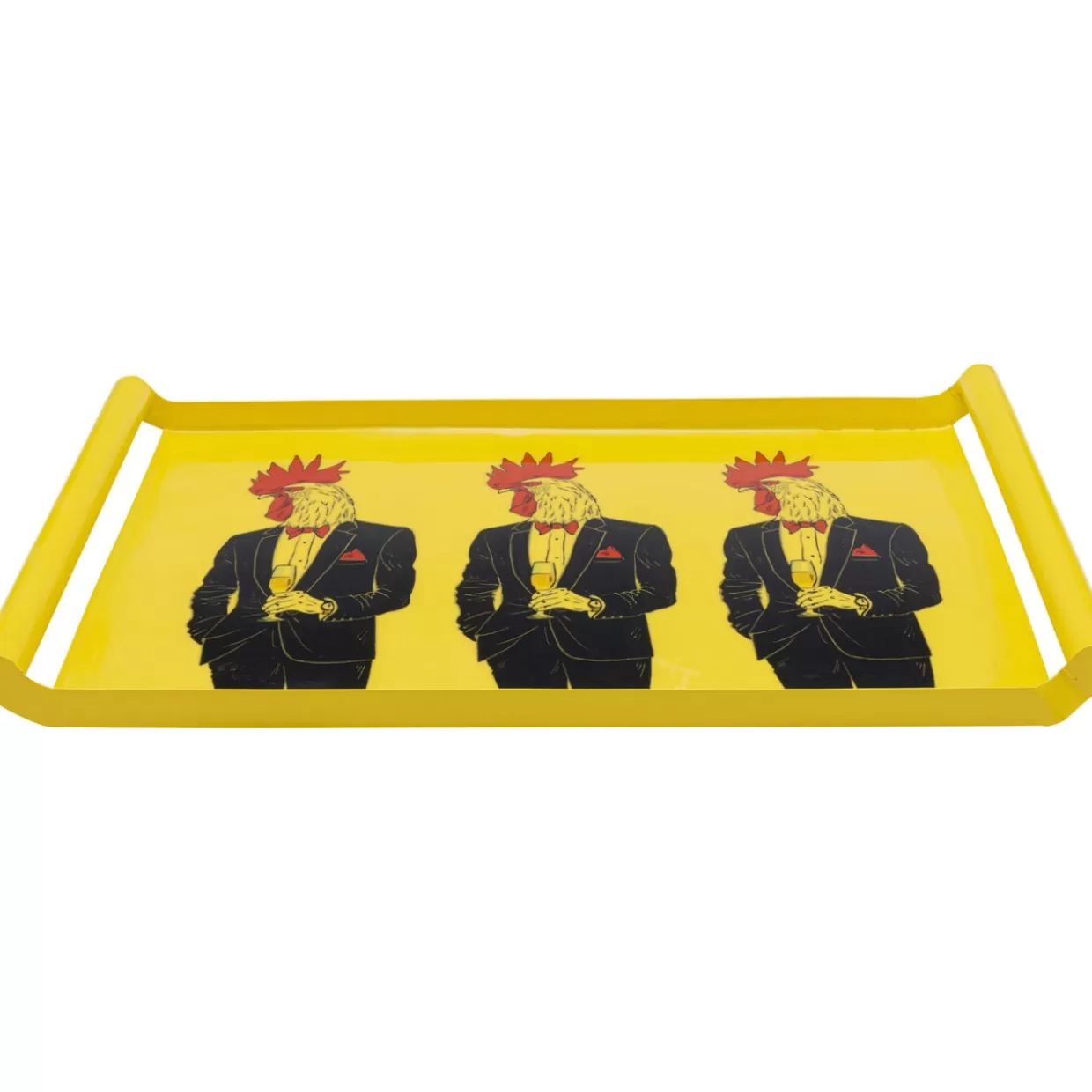 KARE Design Geschirr & Tischaccessoires | Tablett Ego Rooster 49X30Cm