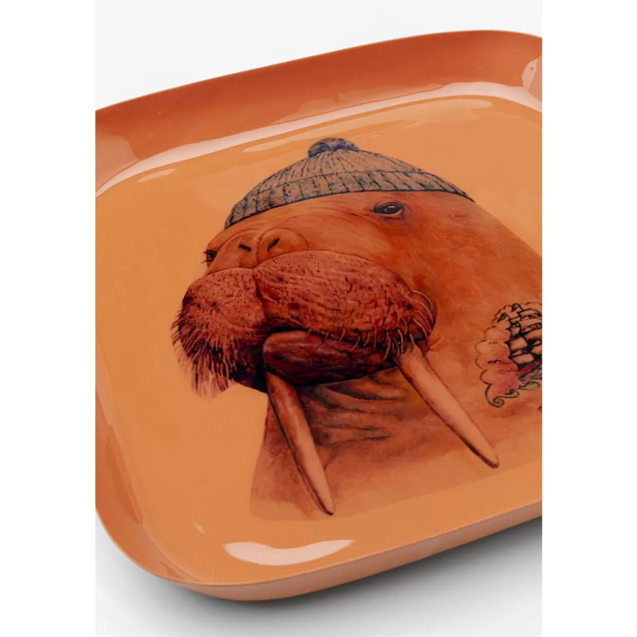 KARE Design Geschirr & Tischaccessoires | Tablett Ego Walrus 21X21Cm