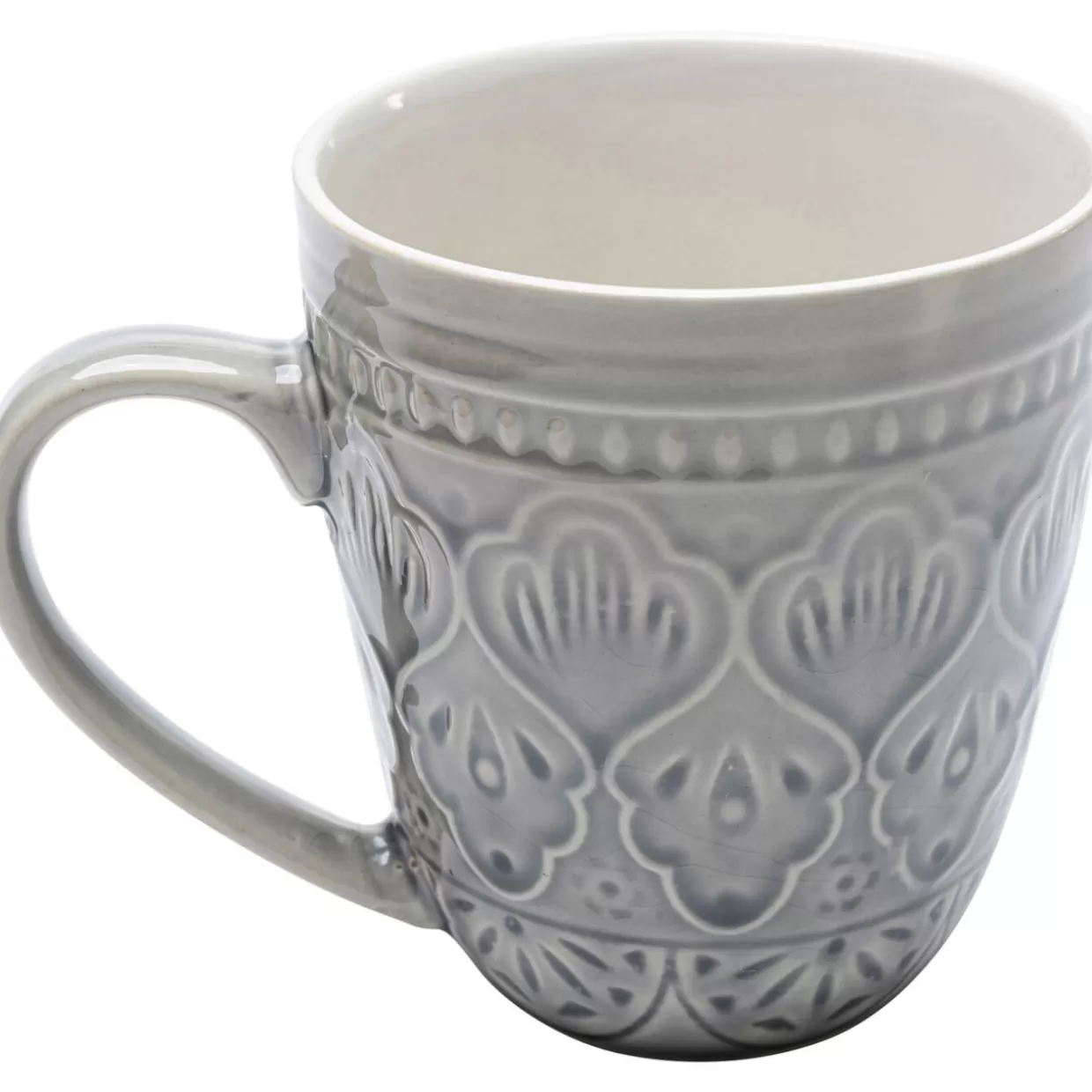 KARE Design Geschirr & Tischaccessoires | Tasse Sicilia Mandala Grau