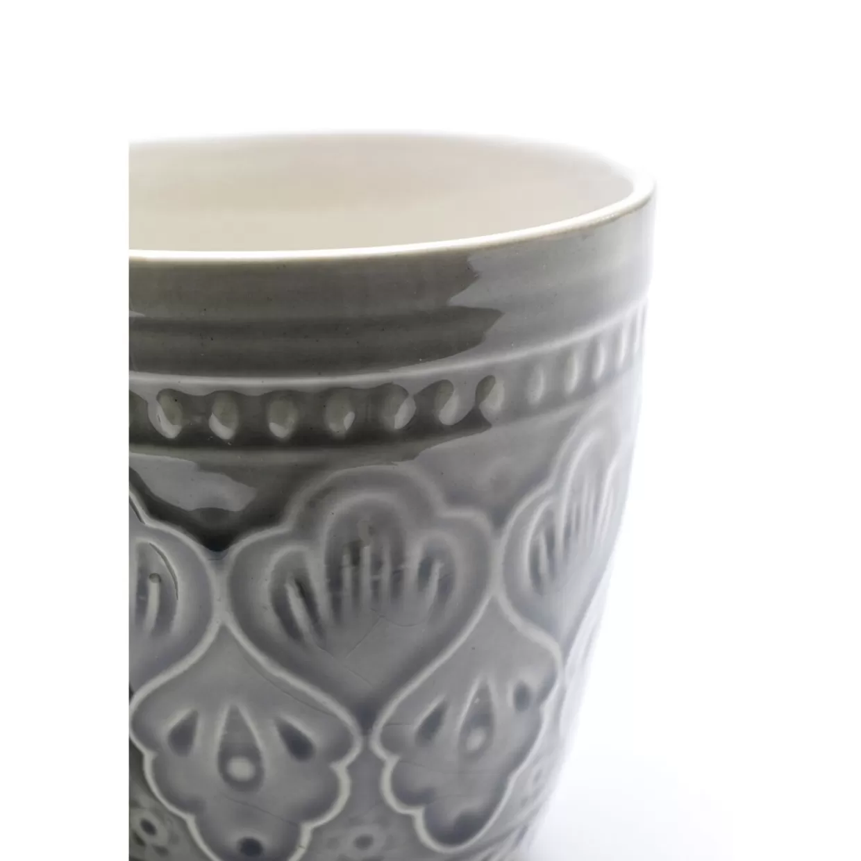 KARE Design Geschirr & Tischaccessoires | Tasse Sicilia Mandala Grau