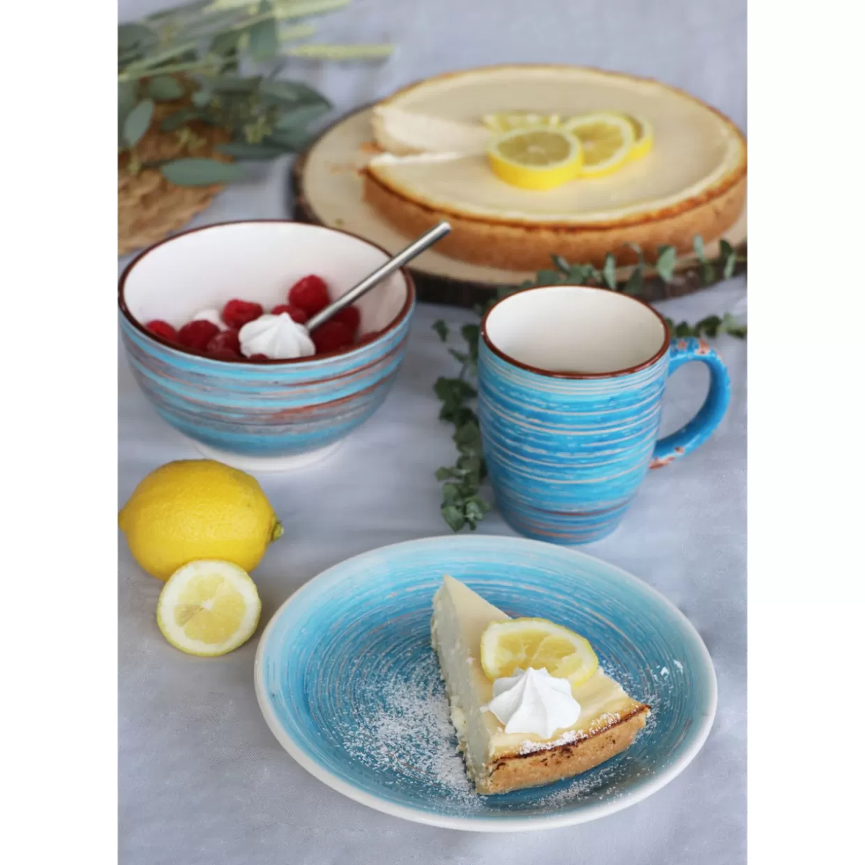 KARE Design Geschirr & Tischaccessoires | Tasse Swirl Blau