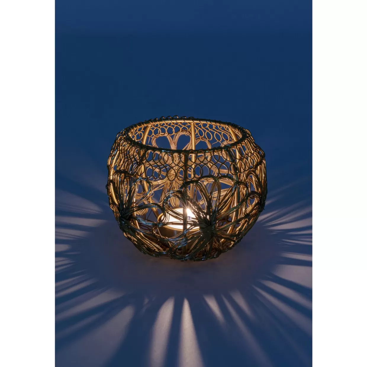 KARE Design Deko & Geschenkartikel | Teelichthalter Hayat Brass O12Cm