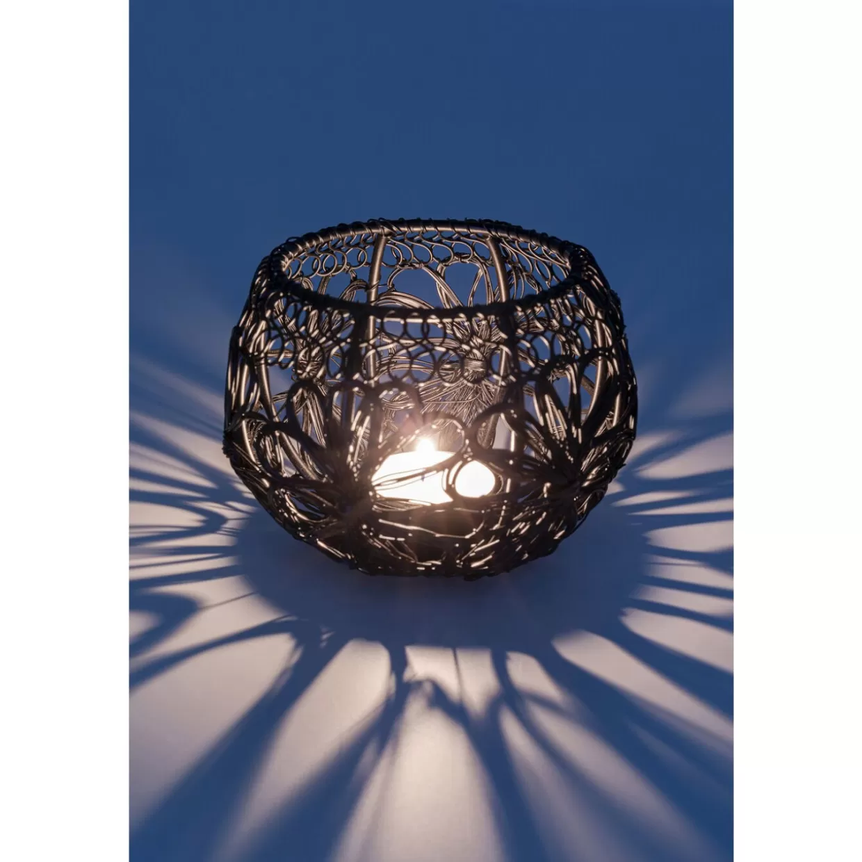 KARE Design Deko & Geschenkartikel | Teelichthalter Hayat Schwarz O12Cm
