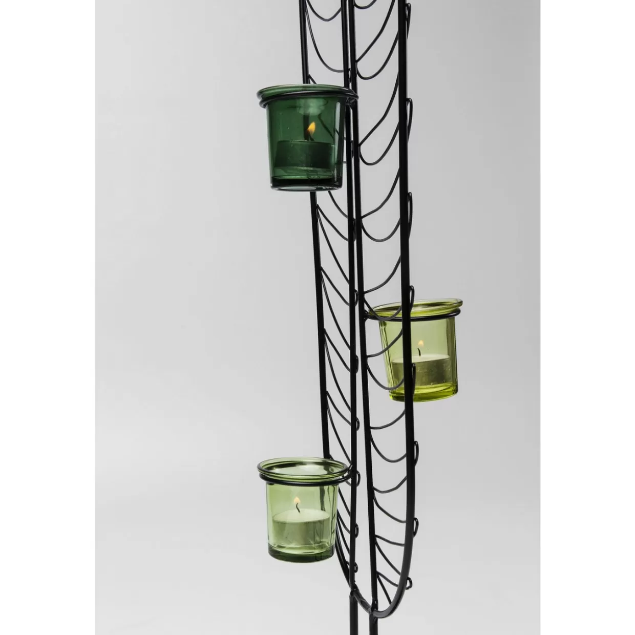 KARE Design Kerzenständer & Laternen | Teelichthalter Leaf Wire 86Cm
