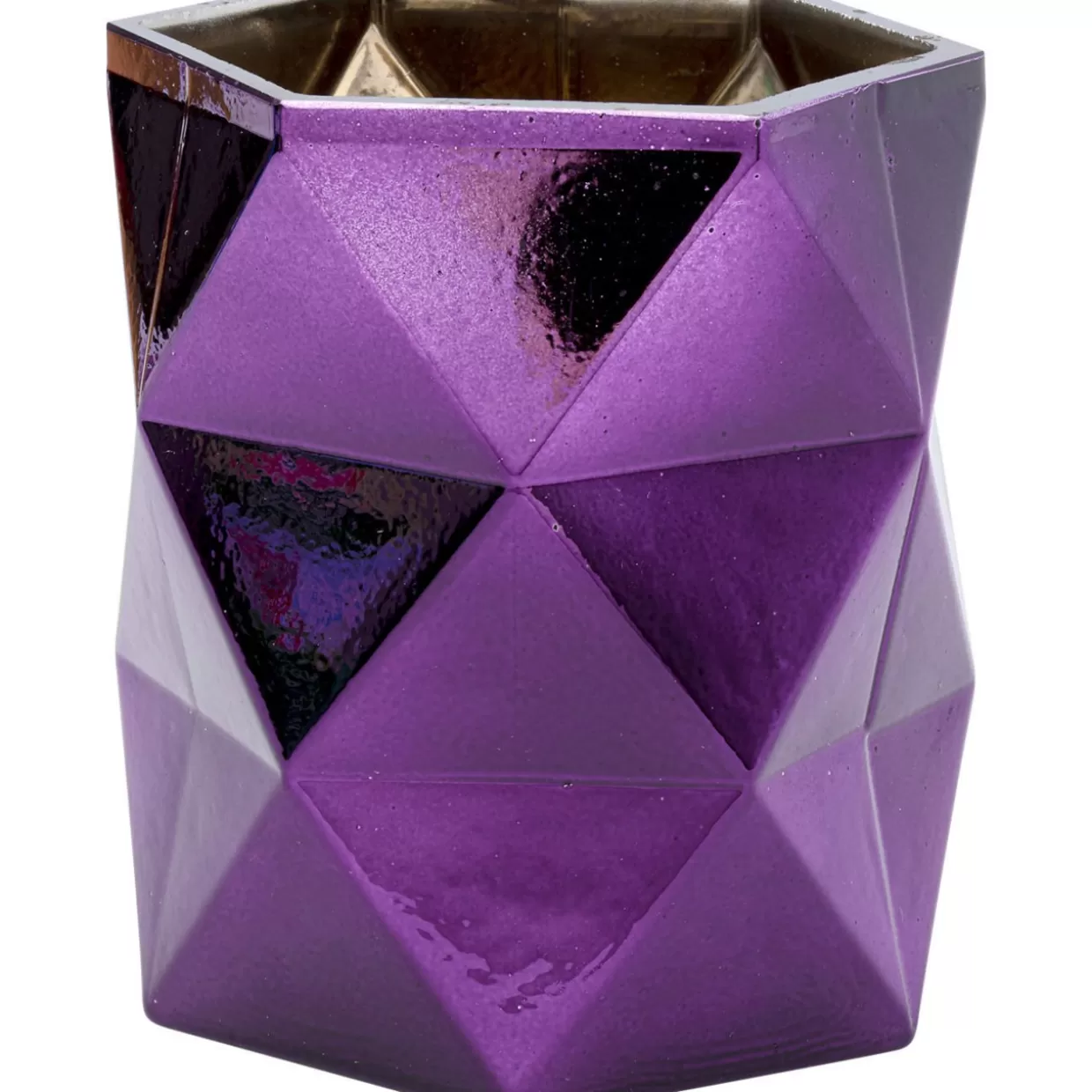 KARE Design Kerzenständer & Laternen | Teelichthalter Rhomb Lila 11