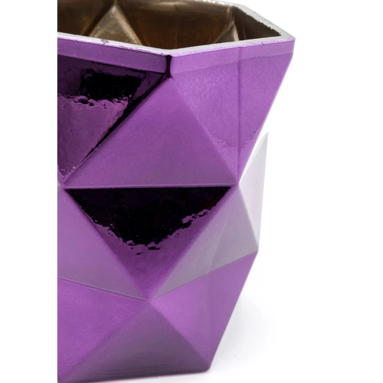 KARE Design Kerzenständer & Laternen | Teelichthalter Rhomb Lila 11