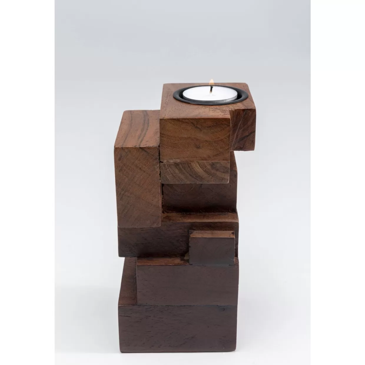 KARE Design Deko & Geschenkartikel | Teelichthalter Wood Tetris 17Cm