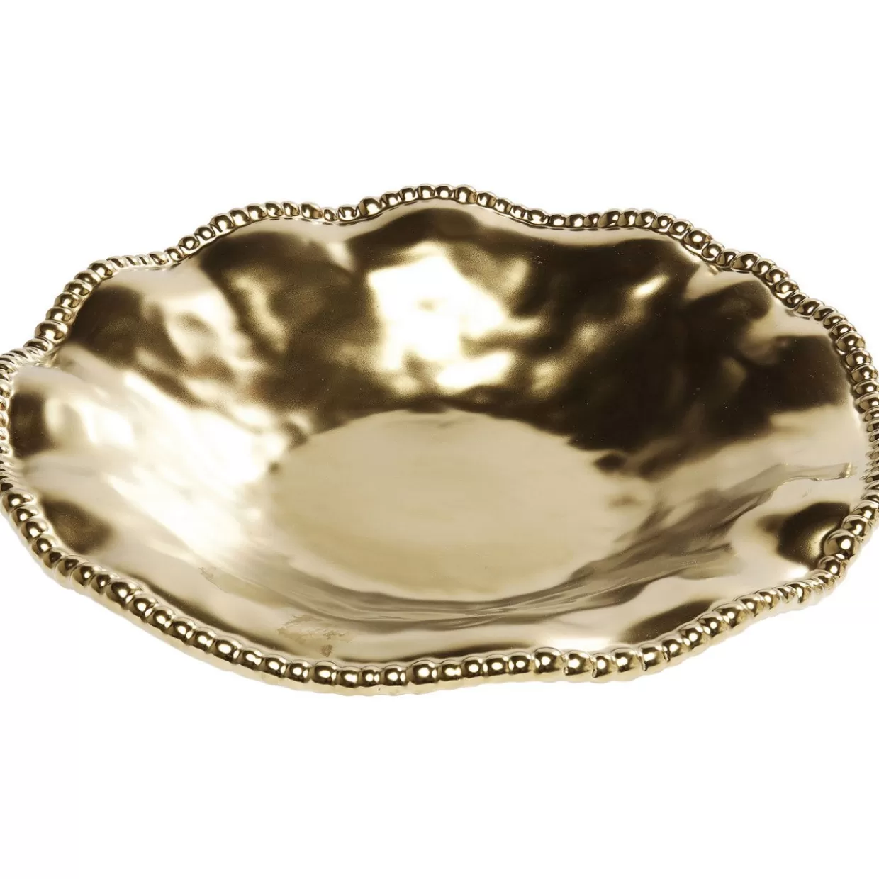 KARE Design Geschirr & Tischaccessoires | Teller Bell Gold O36Cm