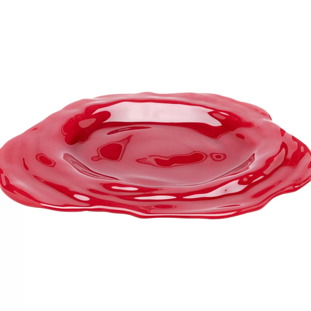 KARE Design Geschirr & Tischaccessoires | Teller Tornado Rot O46Cm