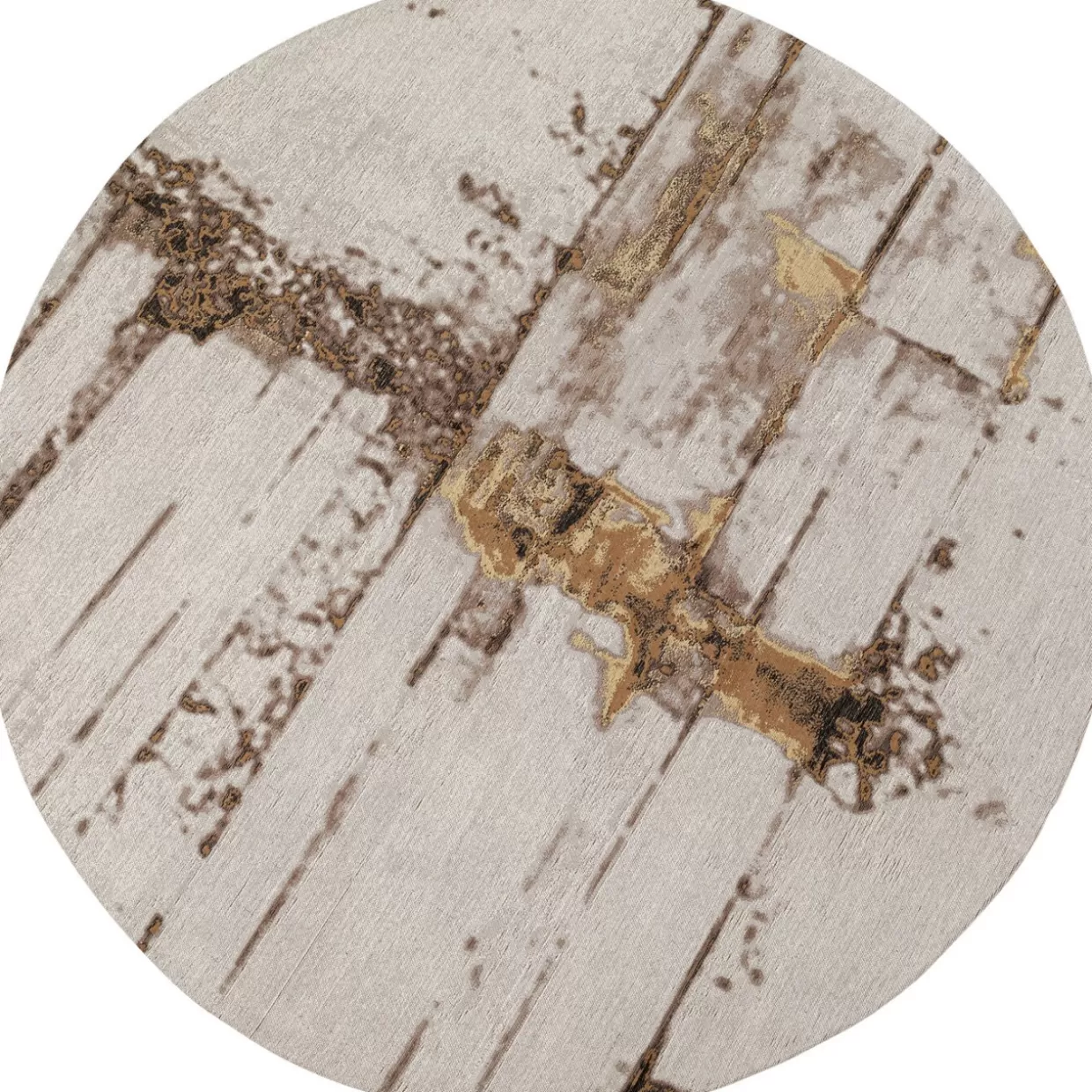 KARE Design Teppiche | Teppich Abstract Grey Line O200Cm
