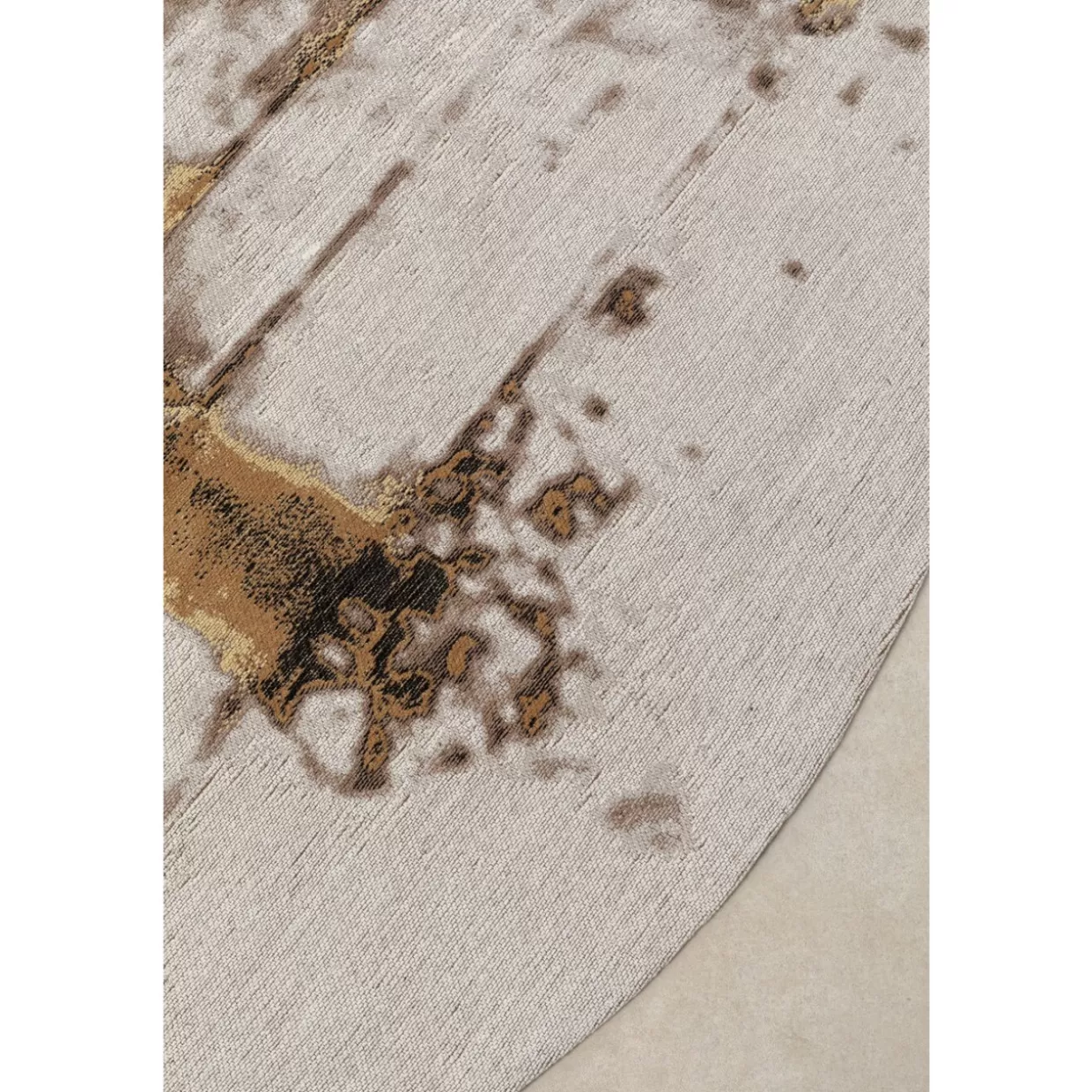 KARE Design Teppiche | Teppich Abstract Grey Line O200Cm