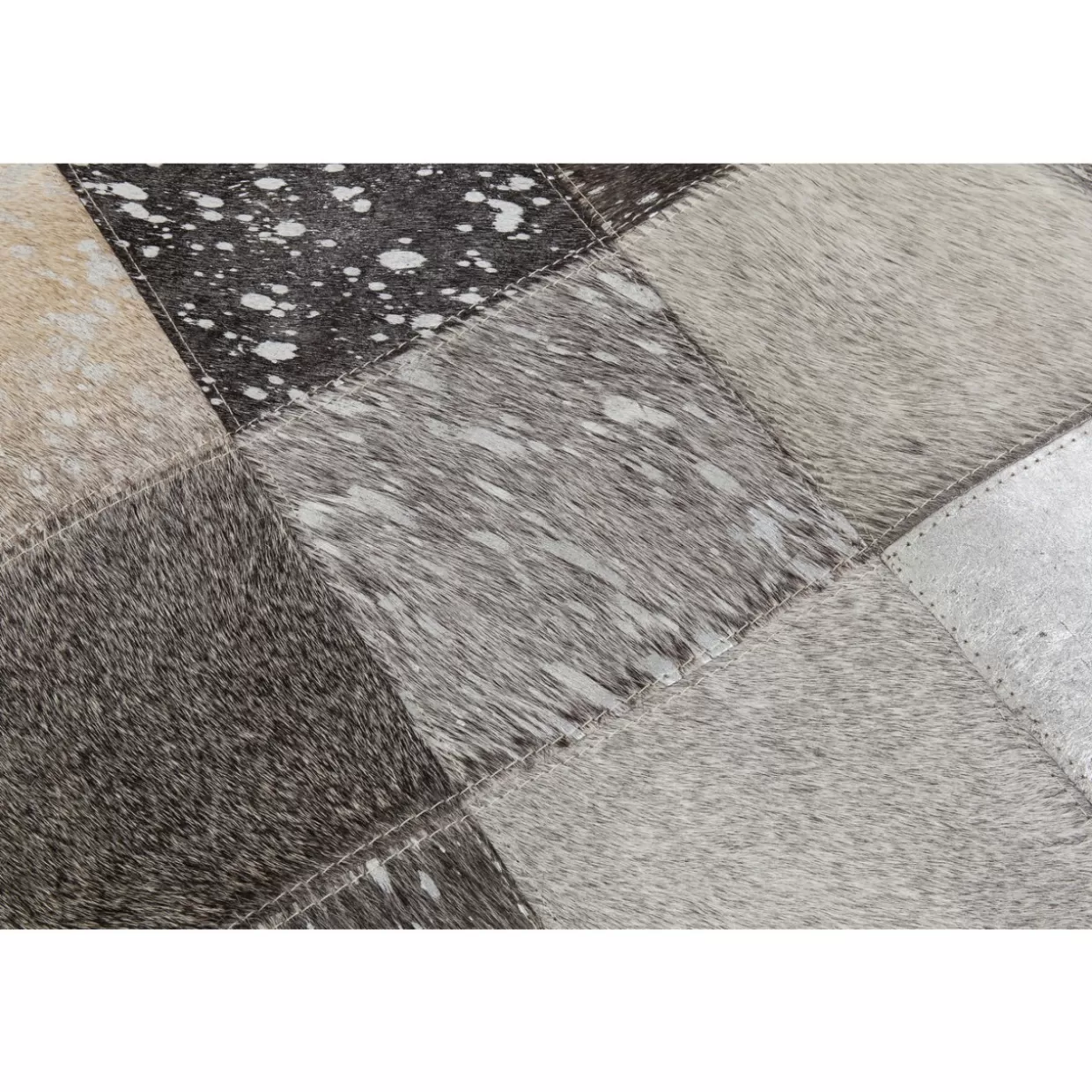 KARE Design Teppiche | Teppich Cosmo Grau Fur 170X240Cm
