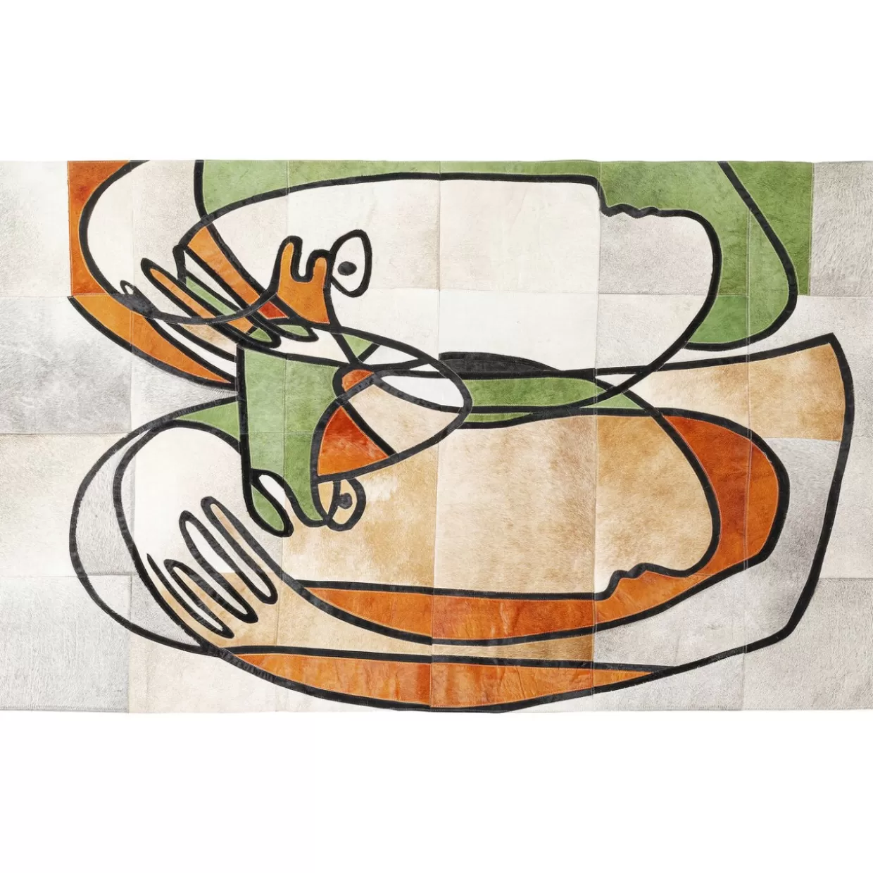 KARE Design Teppiche | Teppich Thoughts Faces 170X240Cm