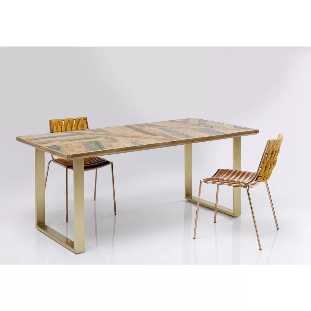 KARE Design Tische | Tisch Abstract Messing 180X90