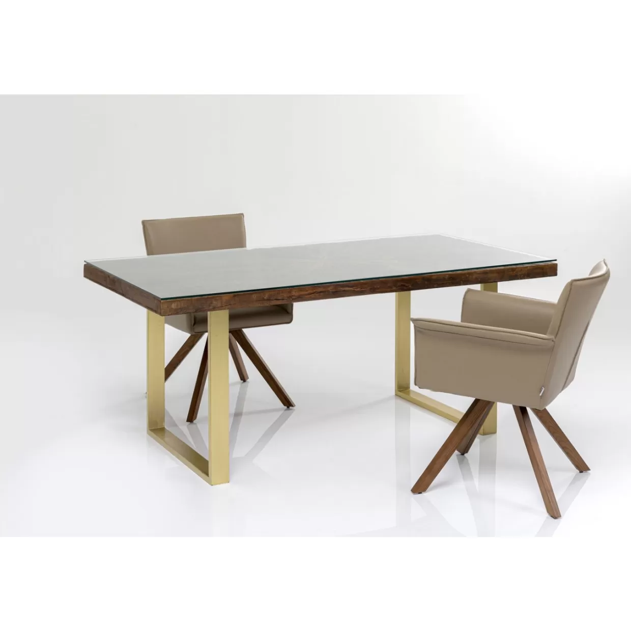 KARE Design Tische | Tisch Conley Messing 160X80