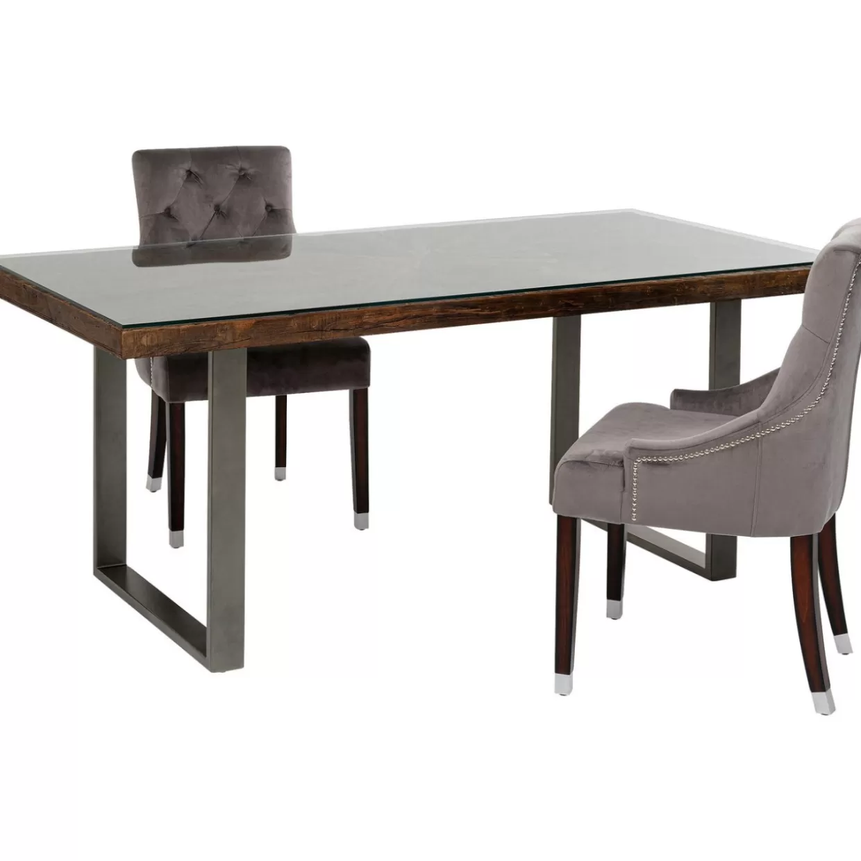 KARE Design Tische | Tisch Conley Rohstahl 180X90