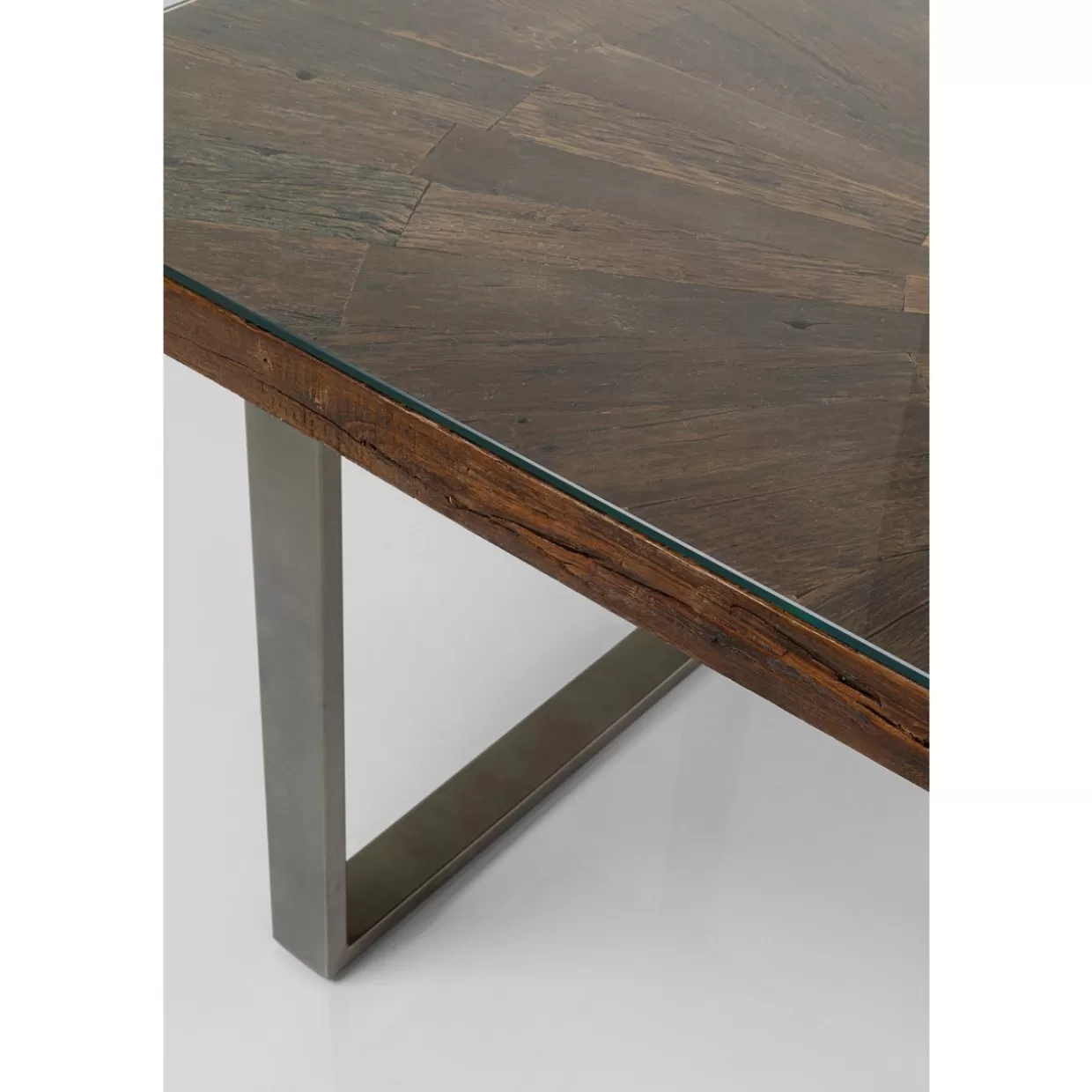 KARE Design Tische | Tisch Conley Rohstahl 180X90