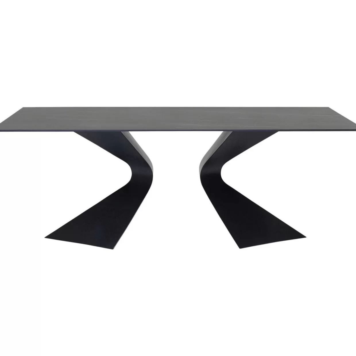 KARE Design Tische | Tisch Gloria Keramik Schwarz 200X100Cm