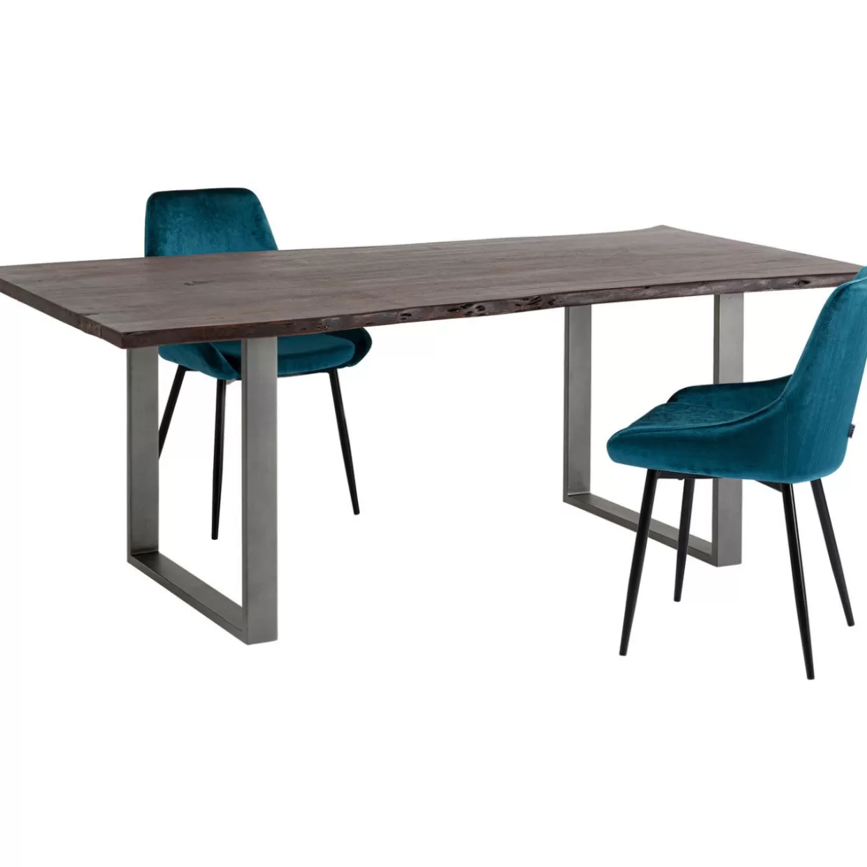 KARE Design Tische | Tisch Harmony Dunkel Rohstahl 160X80