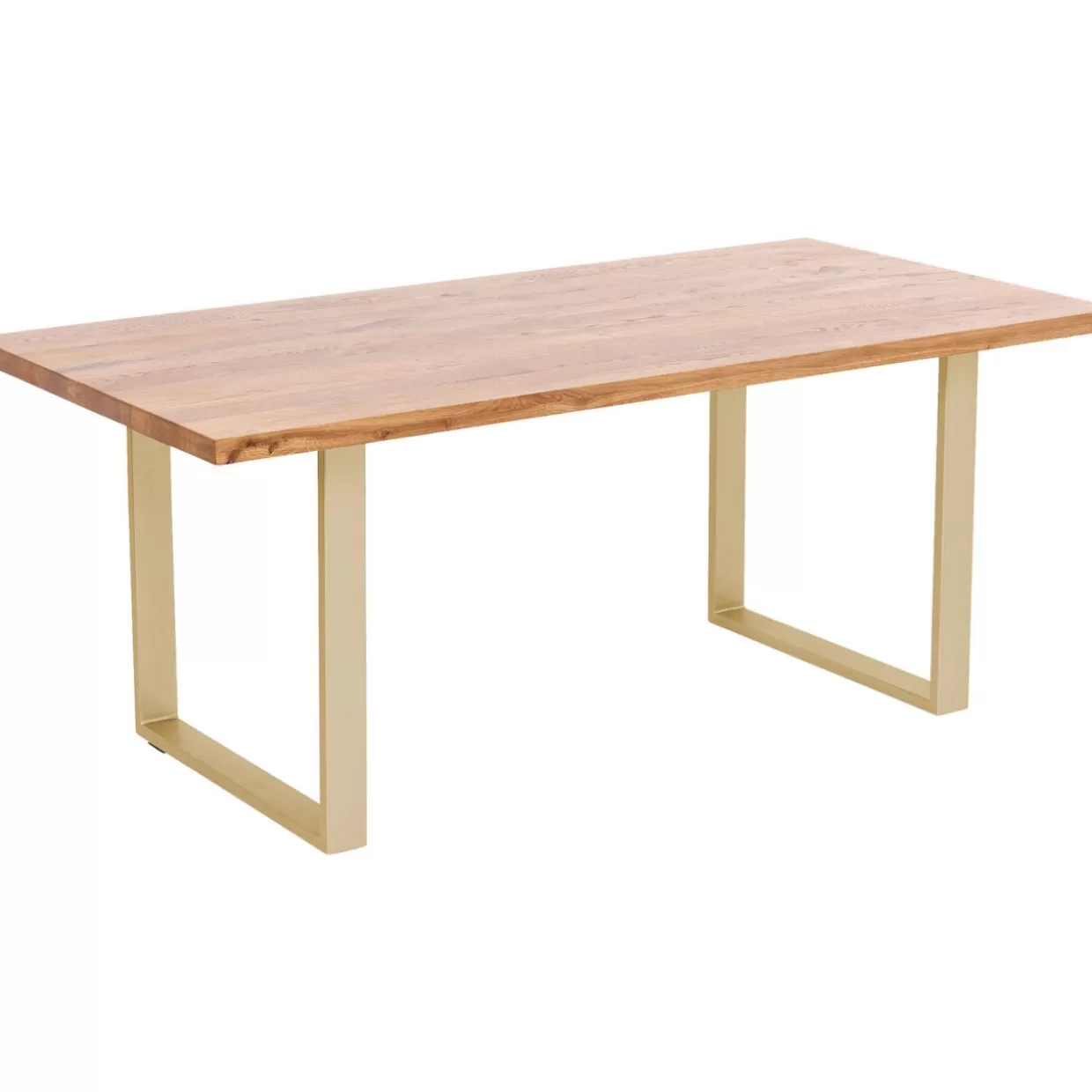 KARE Design Tische | Tisch Jackie Eiche Messing 160X80