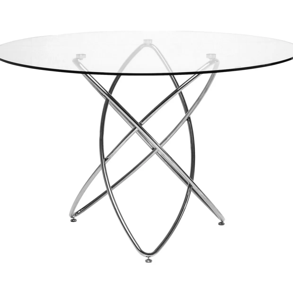 KARE Design Tische | Tisch Molekular Silber O120Cm