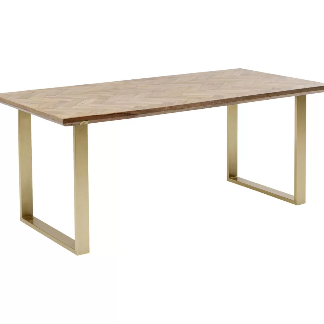 KARE Design Tische | Tisch Parquet Messing 180X90