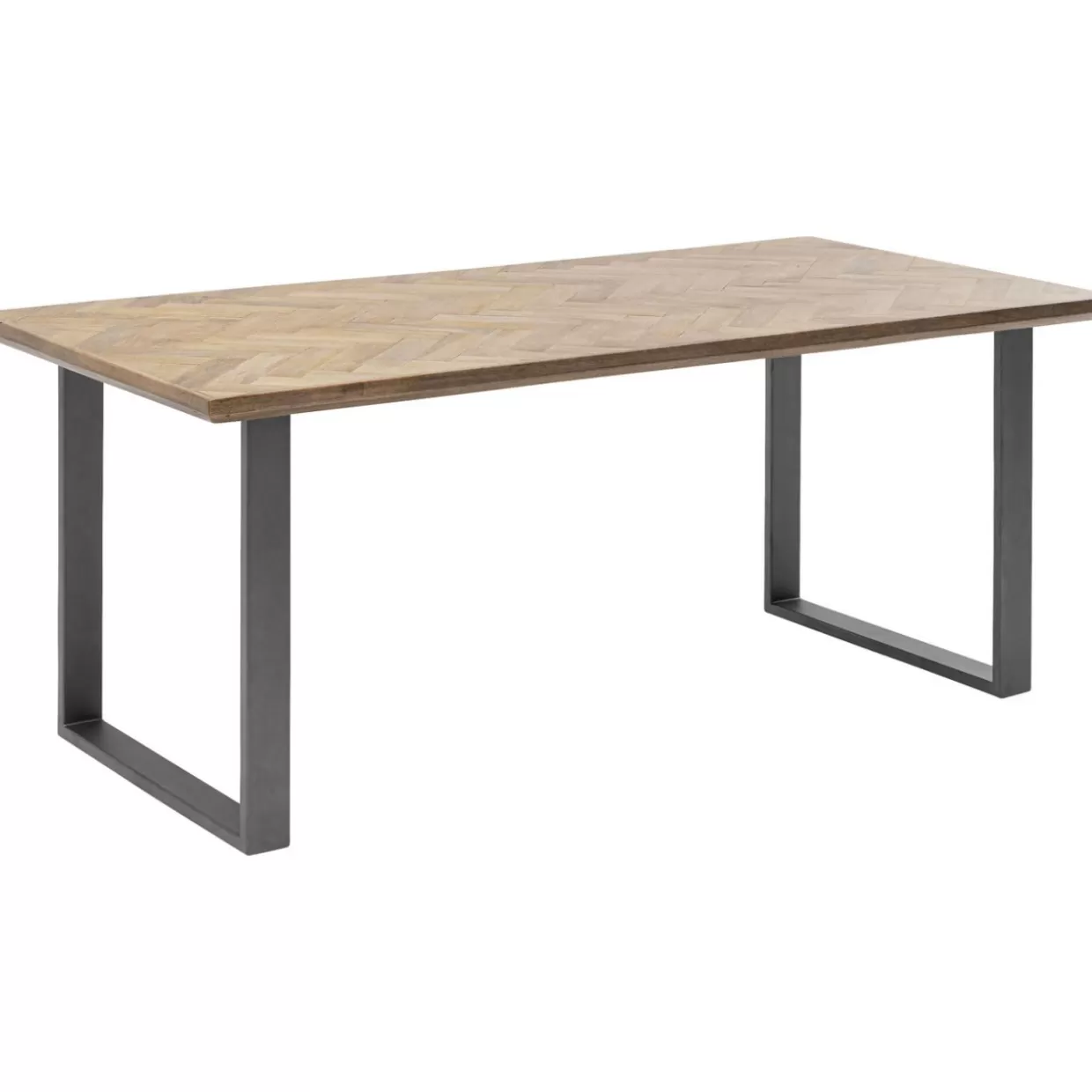 KARE Design Tische | Tisch Parquet Rohstahl 180X90Cm