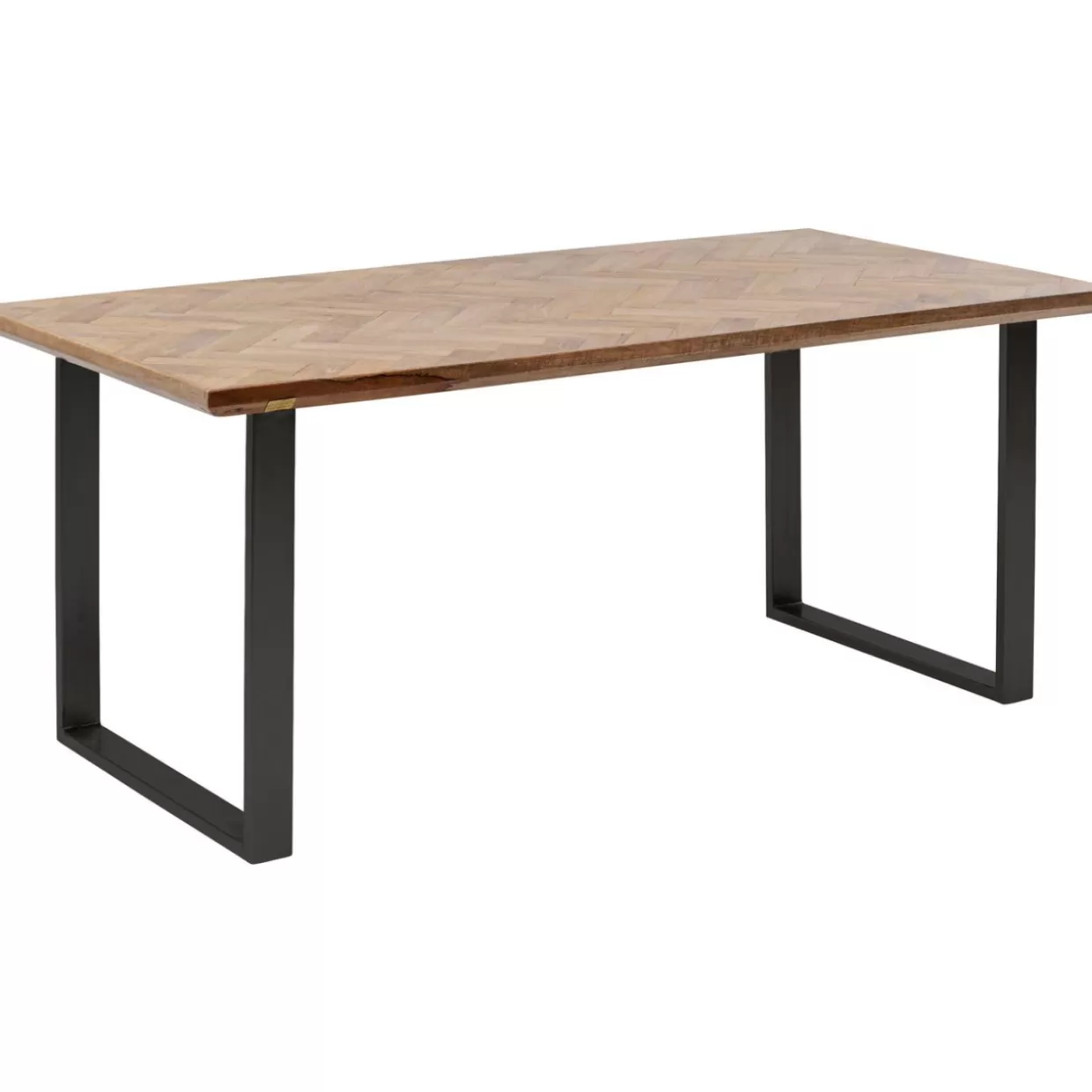 KARE Design Tische | Tisch Parquet Schwarz 180X90