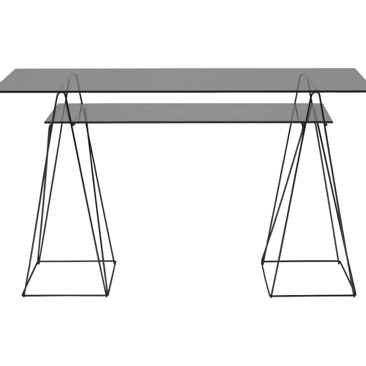 KARE Design Tische | Tisch Polar Schwarz 8Mm Esg 135X65Cm