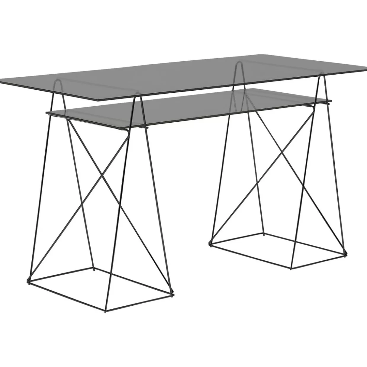 KARE Design Tische | Tisch Polar Schwarz 8Mm Esg 135X65Cm