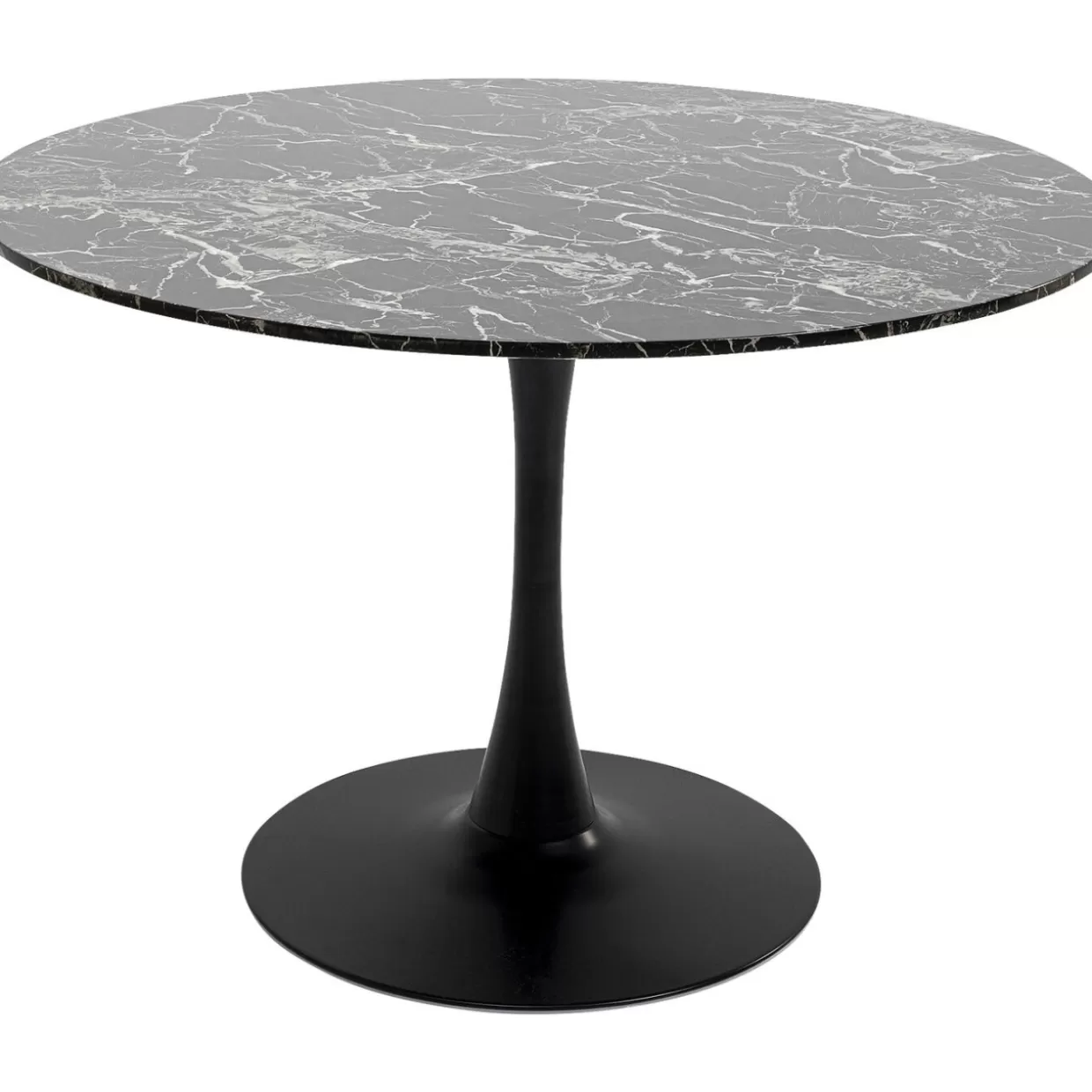KARE Design Tische | Tisch Schickeria Marmor Schwarz O110Cm